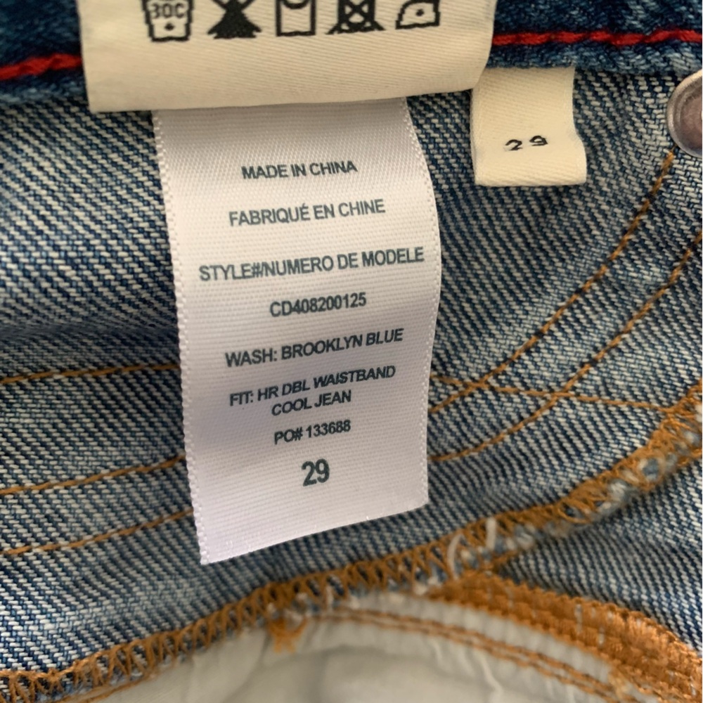 Alice + Olivia Cool Double Waistband Jeans Size 29 - Picture 13 of 13